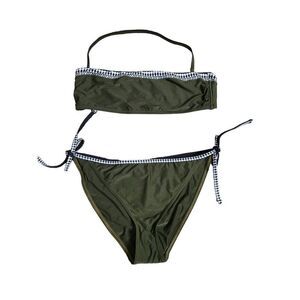 Lemlem Bandeau Top and String Bikini Bottom